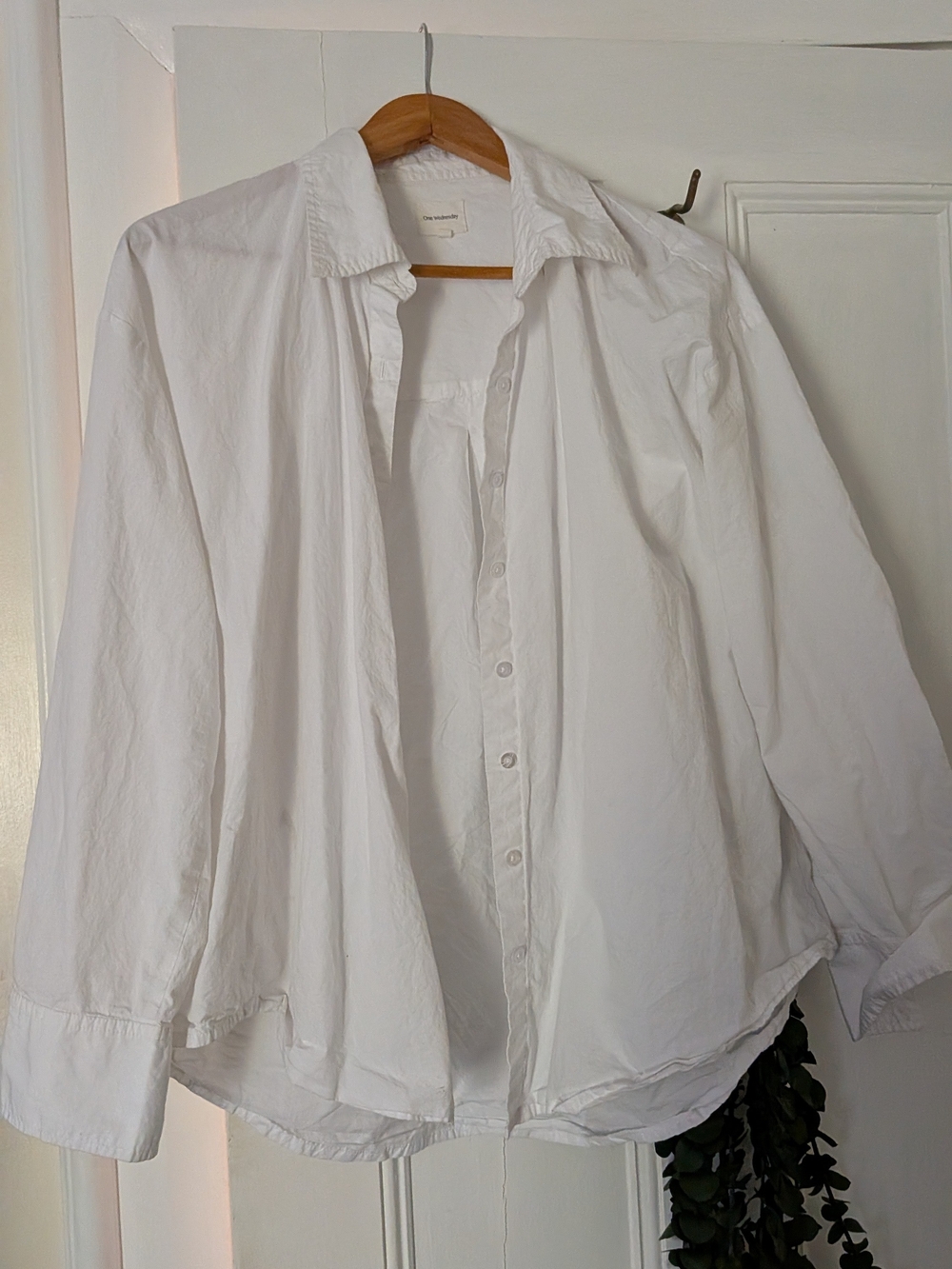 One Wednesday Oversized Poplin Shirt
